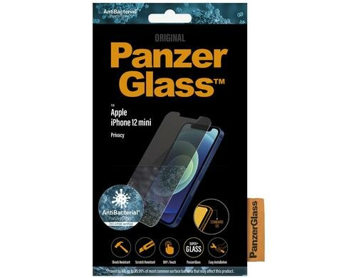 Panzerglass Displayschutz SF, Privacy, AB für iPhone 12 mini