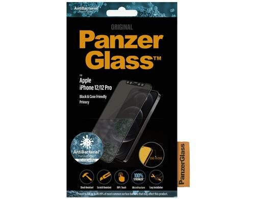 Panzerglass Displayschutz CF, Privacy, AB für iPhone 12/12 Pro