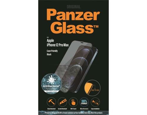 Panzerglass Displayschutz Case Friendl, AB für iPhone 12 Pro Max