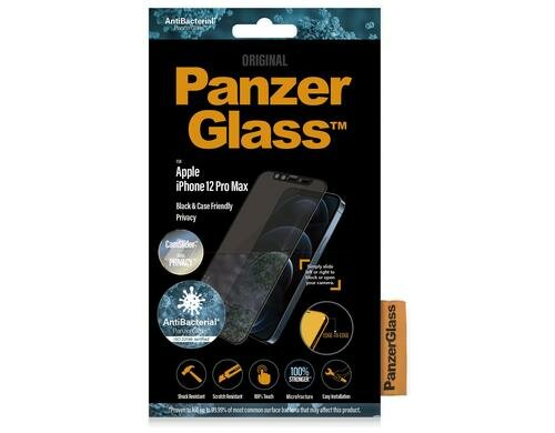 Panzerglass Displayschutz CF, CS, Pr, AB, b für iPhone 12 Pro Max