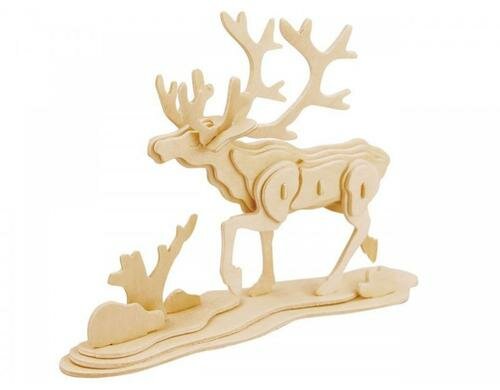 Rentier Holzbausatz