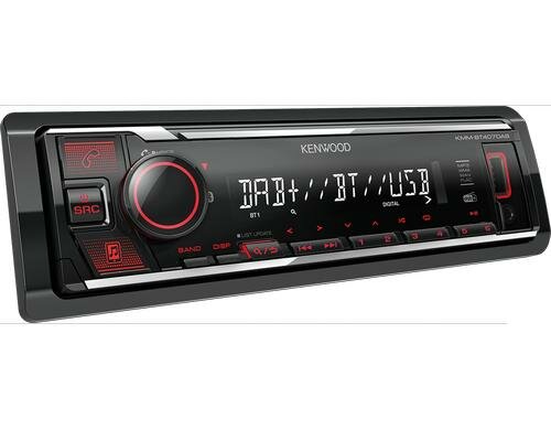 KENWOOD Autoradio KMM-BT407DAB inkl. DAB-Antenne