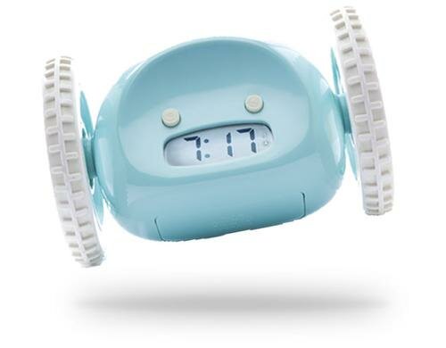 Clocky der flüchtende Wecker Blau