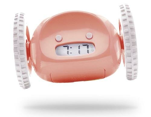 Clocky der flüchtende Wecker Pink