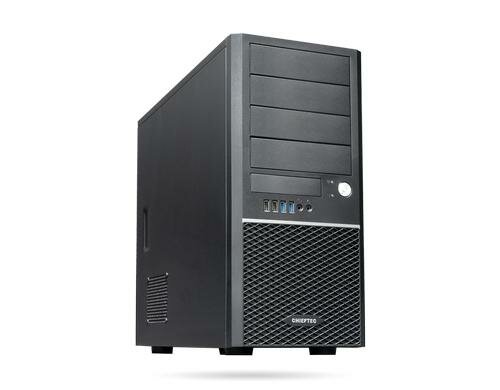 Chieftec Midi Tower CM-25B-OP, black 4x 5.25, 4 x3.5, 1x 2.5, ohne PSU