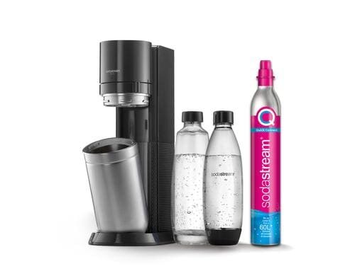 Sodastream DUO black inkl. 60L Zylinder, 1L Glaskar, 1LFlasche