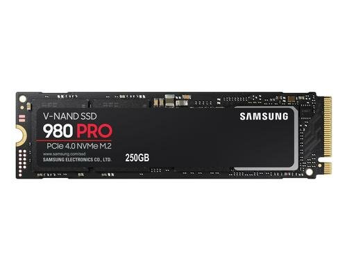SSD Samsung 980 PRO, 250GB, M.2 2280 TLC NVMe 1.3c, PCIe Gen.4.0 x4, 6400/2700 MB/s