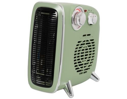 Eurom Retro Heizlüfter 1800W grün inkl Thermostat