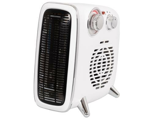 Eurom Retro Heizlüfter 1800W weiss inkl Thermostat