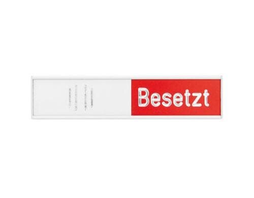 Franken Hinweisschild Frei-Besetzt Grösse: 102 x 27.4 mm