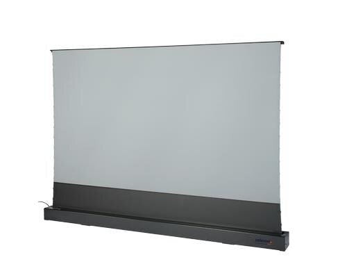 Celexon, UST 100 Bodenleinwand schwarz, elektr. Boden Hochkontrastleinwand