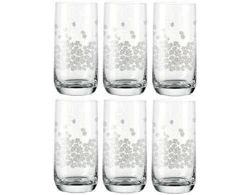 Leonardo Becher Arona Blüten 330ml 6 Stück, H: 13cm, D: 6cm