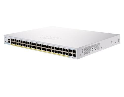 Cisco CBS250-48P-4G: 48 Port Smart Switch 48xGE, 48xPoE+ (370W), 4xSFP