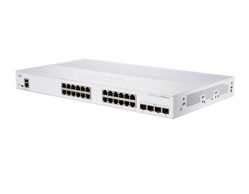 Cisco CBS250-24T-4X: 24 Port Smart Switch 24xGE, 4x10GE/SFP+
