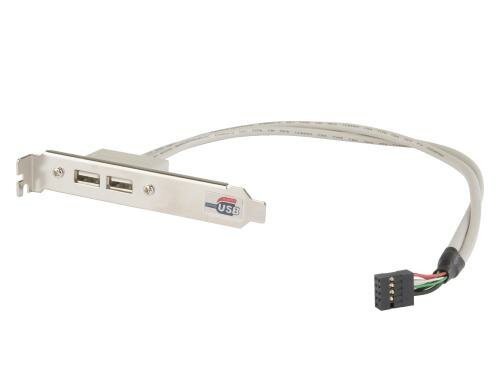 Supermicro CBL-CUSB-0664: 2xType-A to 2X5 54,40cm,28AWG,RoHS