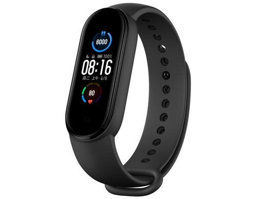 Xiaomi Mi Band 5 Activity Tracker schwarz Android/iOS, AMOLED-Display