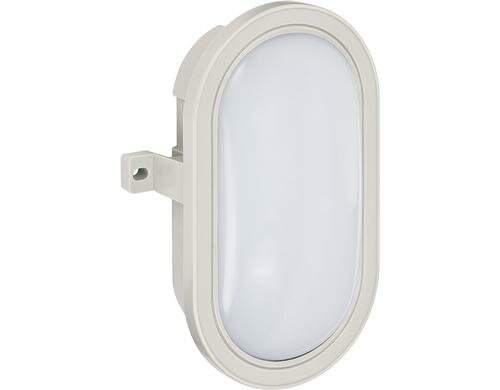 Brennenstuhl LED Wand-/Deckenleuchte oval ws, IP44, 800lm, 10W