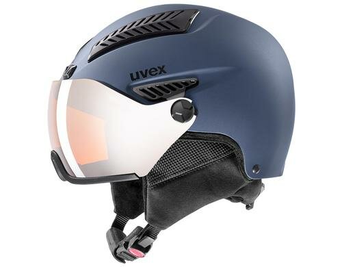 Uvex hlmt 600 visor blue mat, 57-59