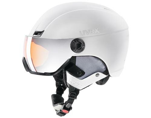 Uvex hlmt 400 visor style white mat, 58-61