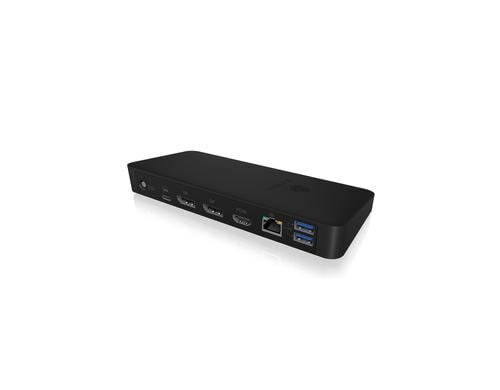 ICY BOX IB-DK2405-CC Multi-Dockingstation Type-C USB 3.0 DockingStation