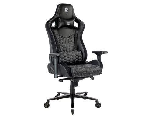LC-POWER LC-GC-801BW Gaming Chair schwarz/Wabenmuster