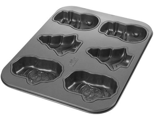 RBV Birkmann Motivbackform Weihnachtszauber 3x2 Motive, 100-150 ml
