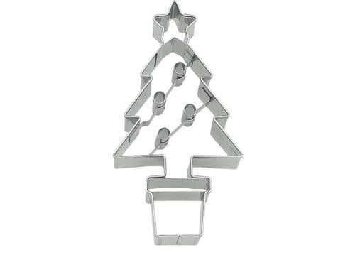 RBV Birkmann Ausstecher Weihnachtsbaum Grösse 8.5cm, Edelstahl, 1 Stück