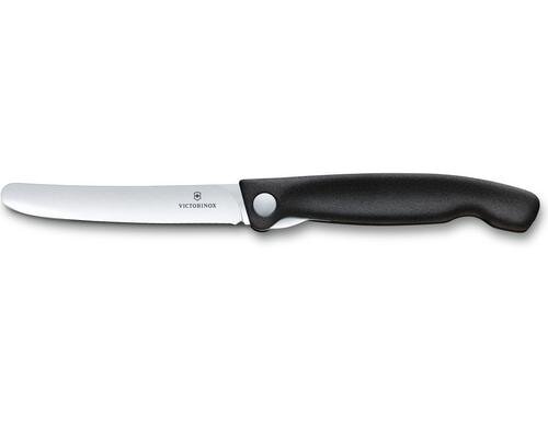 Victorinox Gemüsemesser 11cm faltbar schwar gerader Schliff