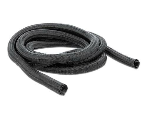 Delock Geflechtskabelschlauch, 10mx13mm selbstschliessend,schneidbar,hitzebeständig