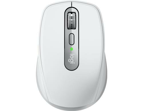 Logitech MX Anywhere 3 pale grey mit Logitech Flow, USB oder Bluetooth