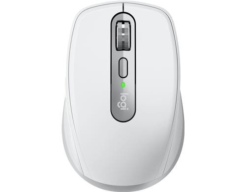 Logitech MX Anywhere 3 Mac pale grey mit Logitech Flow, USB oder Bluetooth