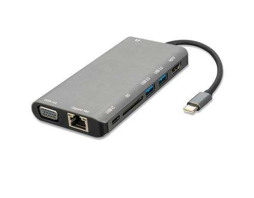 4smarts Hub 8in1 USB-C ,Ethernet, HDMI 3x USB 3.0 und Kartenleserraum