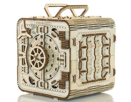 Wooden City Safe Decoration