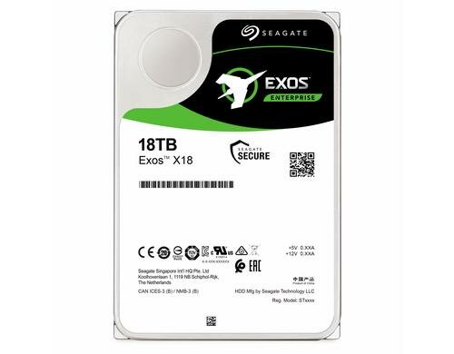 HD Seagate Exos X18 18TB 3.5 SAS 7200rpm, 256MB Cache, SAS 12GB/s, 512e
