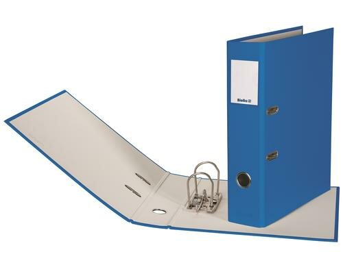 Biella Ordner Plasticolor A4 7 cm Mit Strong-Mechanik, Farbe: Blau