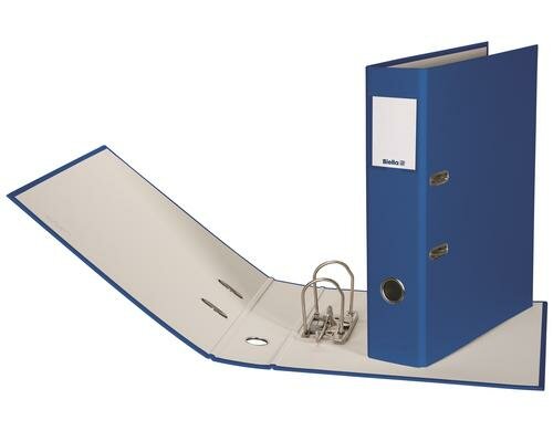 Biella Ordner Plasticolor A4 7 cm Mit Strong-Mechanik, Farbe: Dunkelblau