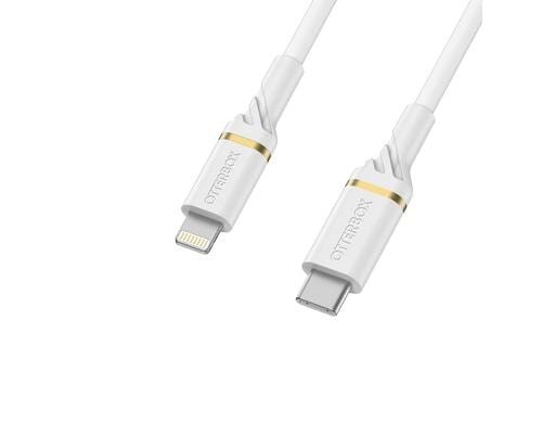 Otterbox USB-C zu Lightning Kabel Fast Char 1 Meter, weiss, Power Delivery