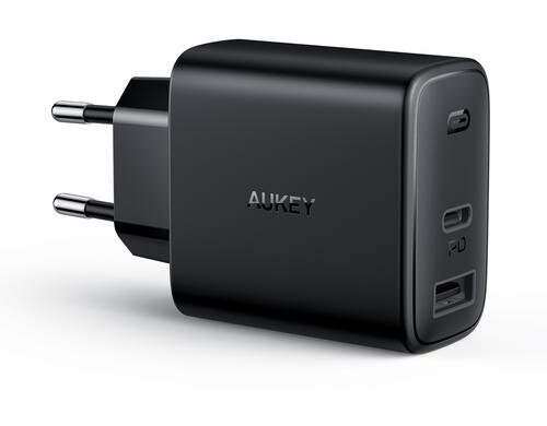 AUKEY Wall Charger USB-C & USB-A 30W