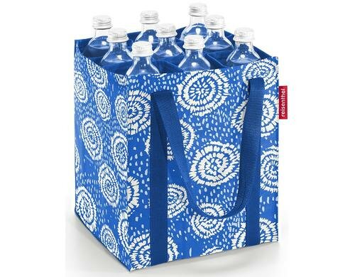 Reisenthel Flaschentasche bottlebag batik strong blue, 9 Flaschen (max. 0.75 l)