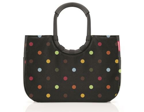 Reisenthel Einkaufskorb loopshopper L dots, 46 x 34.5 x 25 cm, 25 l