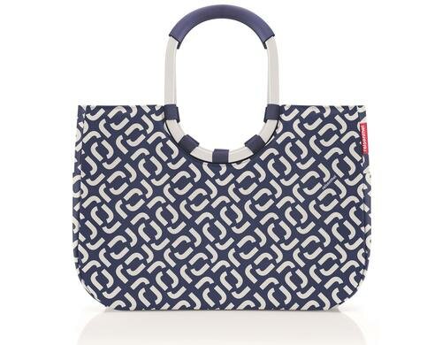 Reisenthel Einkaufskorb loopshopper L signature navy, 46 x 34.5 x 25 cm, 25 l