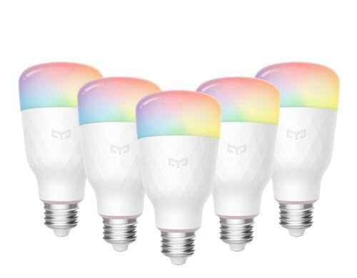 Yeelight Smart LED Bulb 1S color 5 Stk 8.5W, E27, 800lm, 1700-6500K