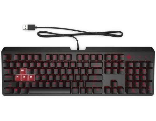HP OMEN Encoder Keyboard Brown Gaming Keyboard mit USB Hub