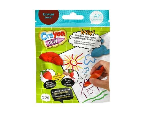 I am Creative Modellierknete Crayon Clay Braun,