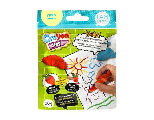 I am Creative Modellierknete Crayon Clay Gelb,