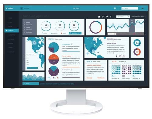 EIZO EV2795-Swiss Edition 27 weiss IPS LED, 16:9, int. Dockingstation, USB-C