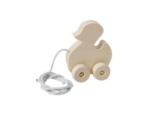 I am Creative Babyspielzeug Ente Mit Schnur zum Ziehen