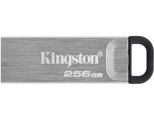 Kingston DataTraveler Kyson 256GB, USB 3.2 mit kappenlosem Metallgehäuse