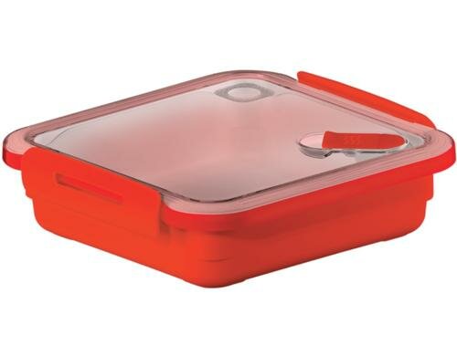 Rotho Mikrowellendose Memory Papaya 0.56 Liter, rot, 160x150x47 mm