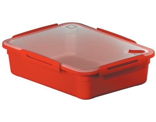 Rotho Mikrowellendose Memory Papaya 3.1 Liter, rot, 290x220x77 mm